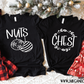 Chest:Nuts (IRON ON SCREEN PRINT TRANSFER)