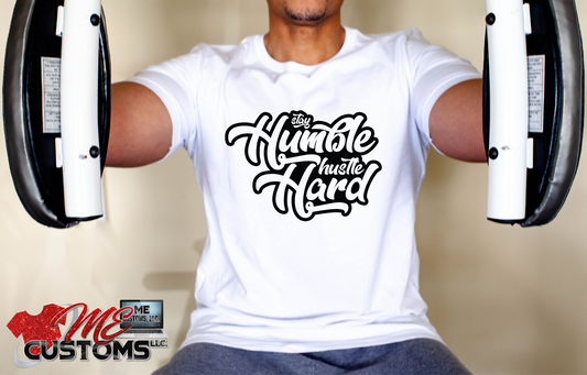 Stay Humble Hustle Hard BK (Iron On Transfer Sheet Only)